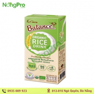 Sữa gạo hữu cơ không đường 4Care Balance 180ml - Lốc 3 hộp