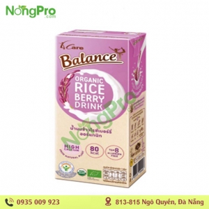 Sữa gạo tím hữu cơ 4Care Balance 180ml - Lốc 3 hộp
