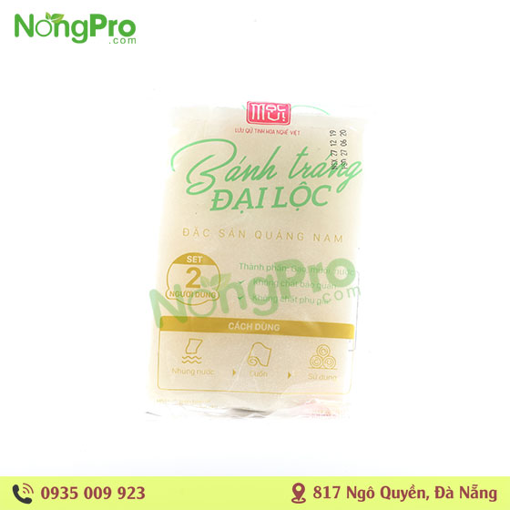 Bánh tráng cuốn Đại Lộc 130g 2 người dùng