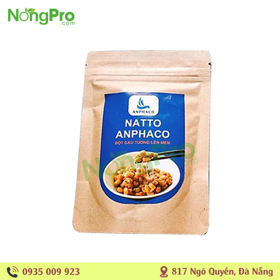 Bột đậu tương (đậu nành) lên men Natto Anphaco 100gr