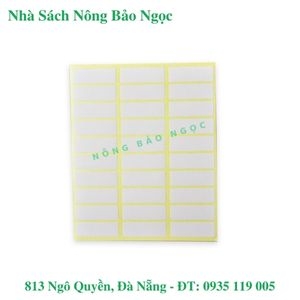 Nhãn dính decal SAL-009