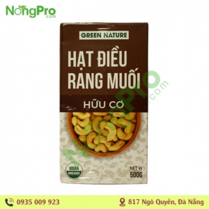 Hạt điều rang muối hữu cơ (500g)