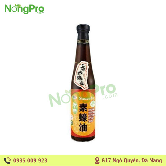 Dầu hào hữu cơ SauceCo Organic vegetarian oyster sauce 420ml