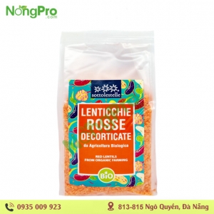 Đậu Lăng Đỏ Hữu Cơ Sottolestelle 500g