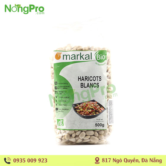 Đậu trắng hữu cơ markal 500g