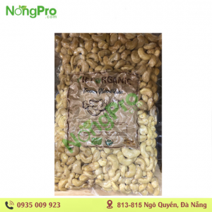 Hạt Điều hữu cơ Nhân Trắng 1kg
