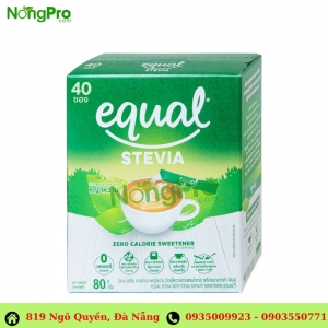 Đường ăn kiêng cỏ ngọt Equal Stevia No Calorie Sweetener (40 gói x 80g)