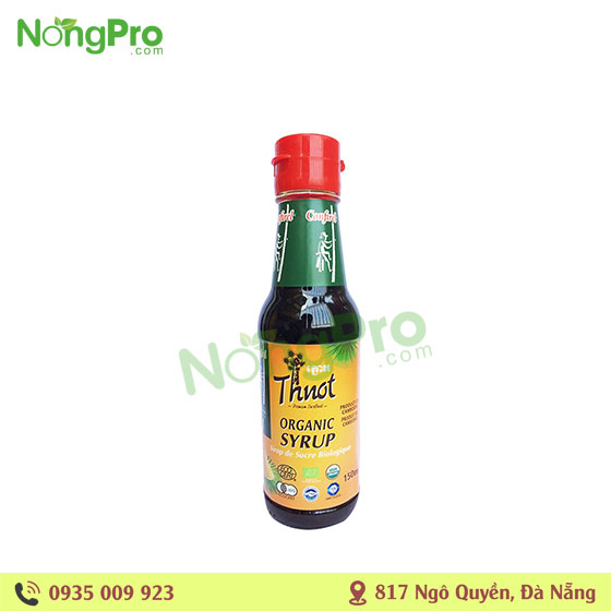 Đường Thốt Nốt hữu cơ dạng lỏng Thnot Organic Syrup Confirel Cambodia 150ml