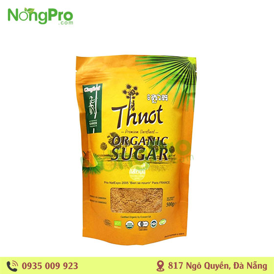 Đuờng Thốt Nốt Hữu Cơ Thnot Organic Sugar Confirel 500g