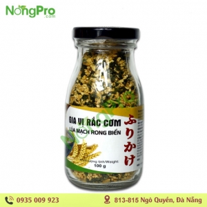 gia vị rắc cơm lúa mạch rong biển 100g