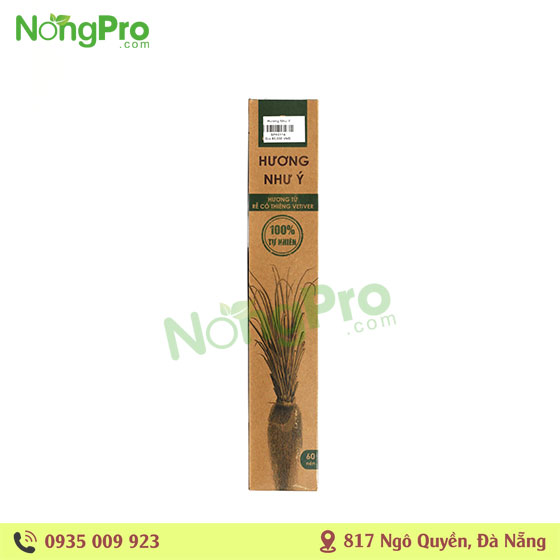 Hương Như Ý - Hương từ rễ cỏ thiêng Vetiver 60 nén