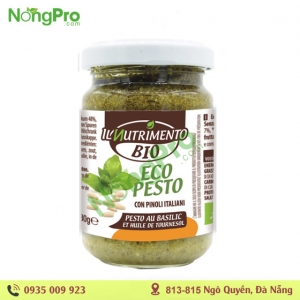 Sốt Pesto thuần chay hữu cơ IL 120g