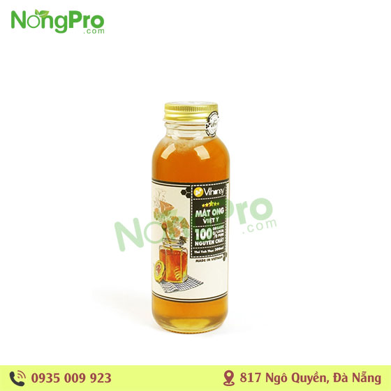 Mật ong Hoa Cỏ 100% Nguyên Chất Vihoney 300ml