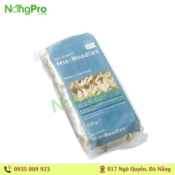 Mì ăn liền hữu cơ không trứng alb.gold 250g