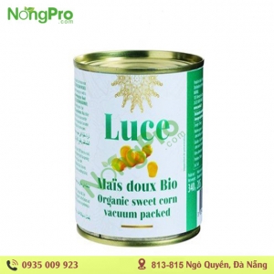 Bắp ngô ngọt Hữu cơ Luce 400gr