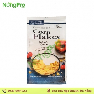 Ngũ cốc Hữu cơ Bắp ngô cán dẹp vị Siro 300g Sottolestelle