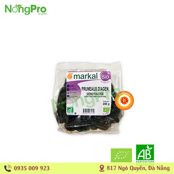 Nho khô hữu cơ raisins thompson markal 250g
