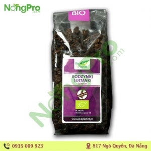 Nho khô hữu cơ sultanas BioPlanet 400g