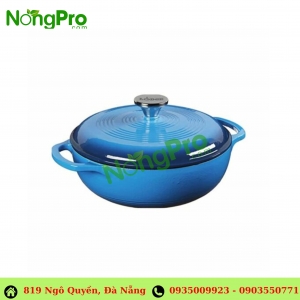 NỒI GANG PHỦ MEN XANH DƯƠNG LODGE 28CM (2.8L)