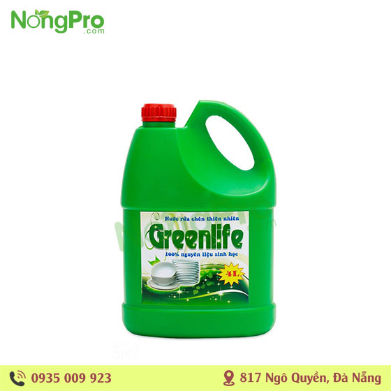 Nước rửa chén thiên nhiên GreenLife 4L