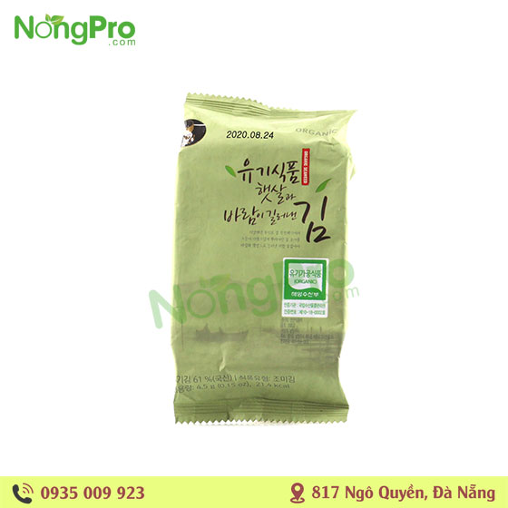 Rong Biển Hữu Cơ Manjun Hàn Quốc 4.5g