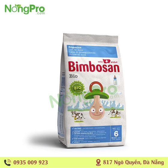 Sữa Hữu Cơ Thuỵ Sĩ Bimbosan M6+ 400g