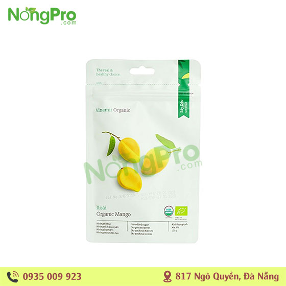 Xoài sấy hữu cơ 100g vinamit