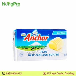 Bơ mặn Anchor miếng 250g