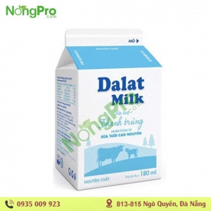 Sữa thanh trùng Dalat milk không đường 180ml