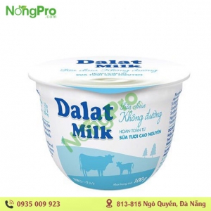 Sữa chua không đường Dalat Milk 100gr