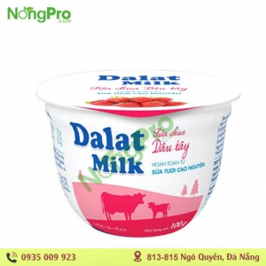 Sữa chua vị dâu Dalat Milk 100gr