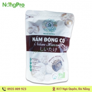 Nấm Hương Hũu Cơ size S 70g Phú Gia
