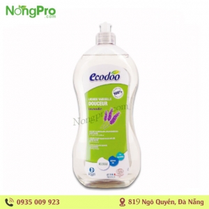Nước rửa chén đậm đặc hữu cơ hương Lavender 1L ECODOO