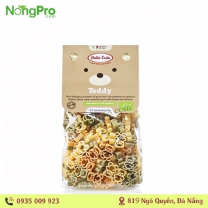 Nui rau củ hữu cơ hình gấu Teddy 200gr Dalla Costa