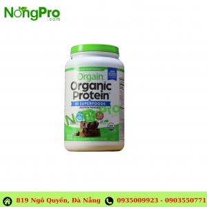 Bột Đạm Thực Vật Hữu cơ của Mỹ ORGAIN Organic Protein & Superfoods Plant Based Protein Powder