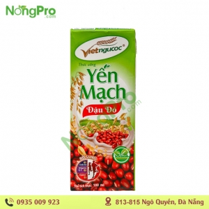 Sữa Yến mạch Đậu đỏ vietngucoc 180ml- Lốc 4 hộp